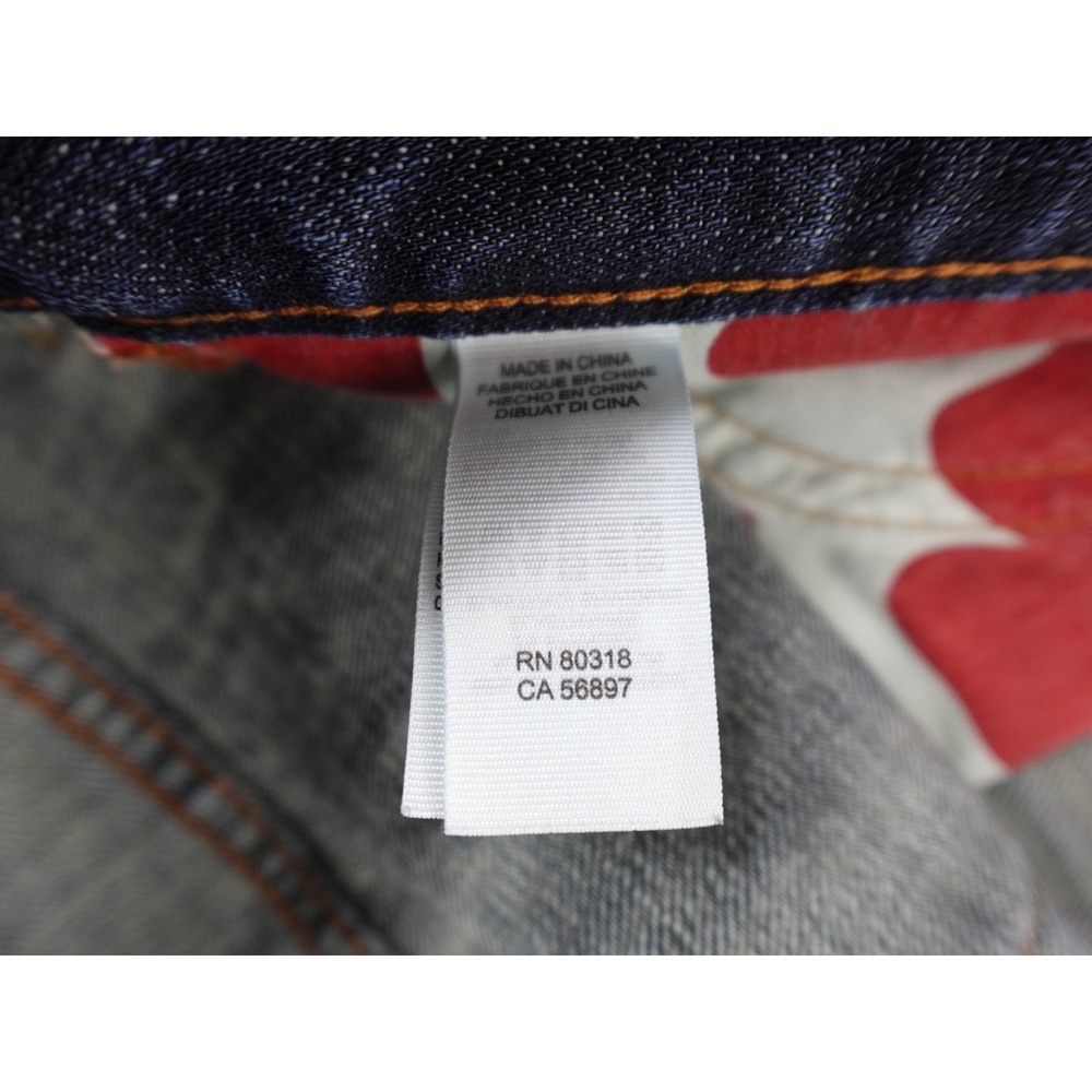 Lucky Brand 221 Jeans Mens 38x30 Straight Fit Dark Wash Stretch Denim‎ Jeans - Picture 13 of 15